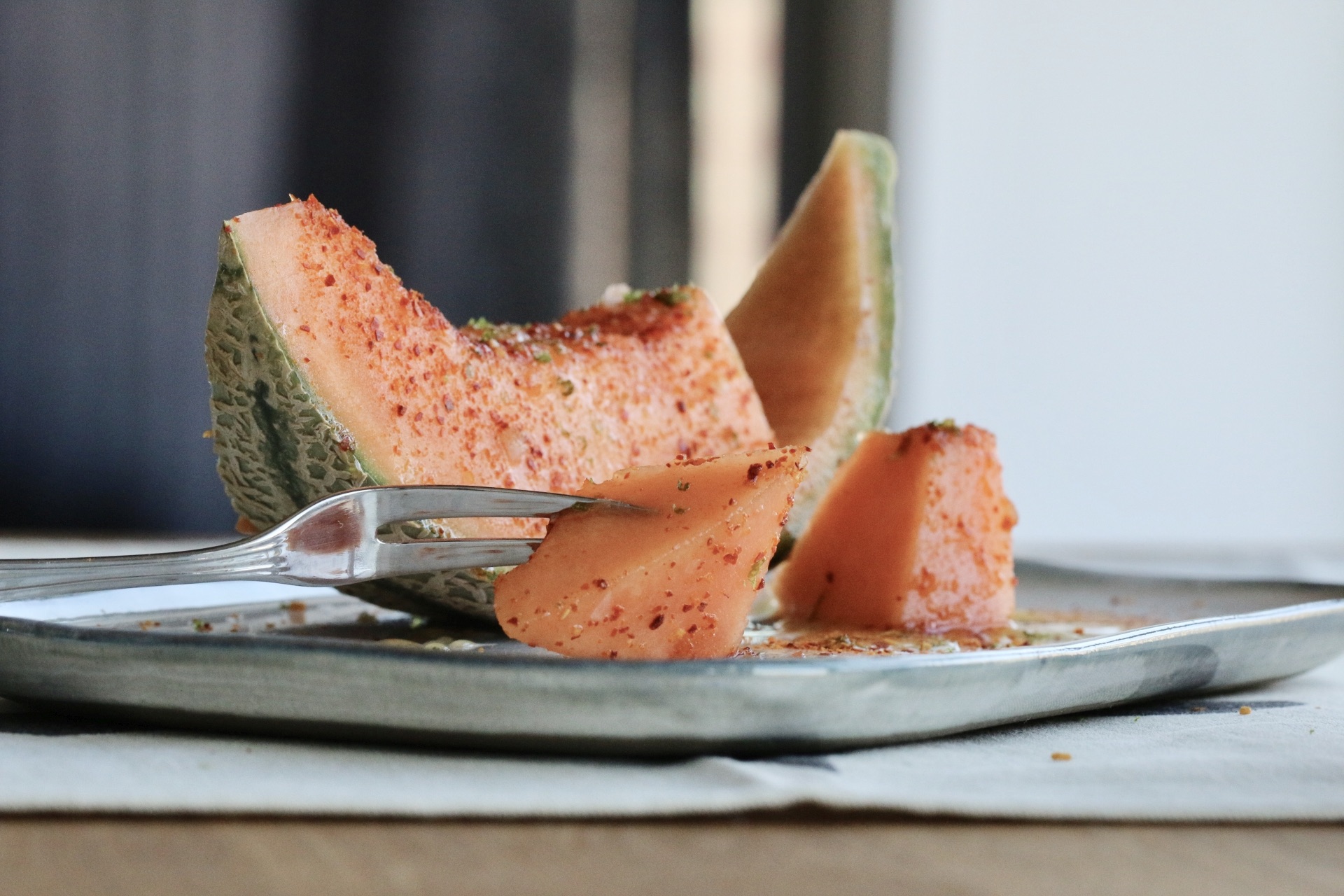 Nätmelon (cantaloupe) med spännande smaker